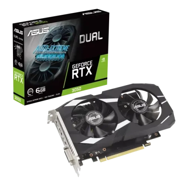 ASUS Dual GeForce RTX 3050 6GB Graphics Card